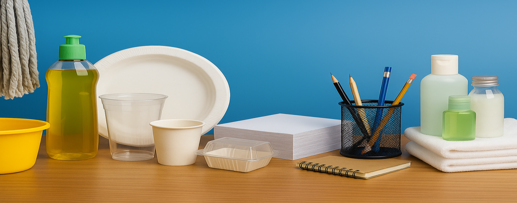 Weekly Offers on janitorial supplies, foodservice disposables, paper, gloves, liners and disinfectants